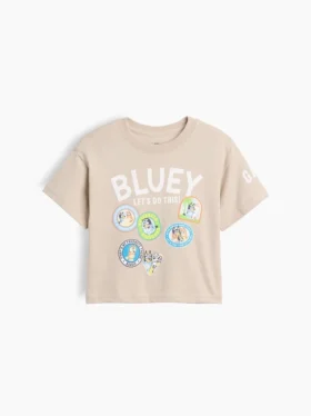 T-skjorte med Bluey-motiv for Baby og Småbarn