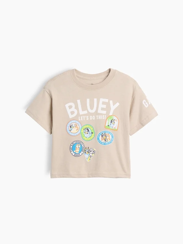 T-skjorte med Bluey-motiv for Baby og Småbarn
