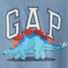 T-skjorte med dinosaurlogo for Baby og Småbarn