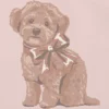 T-skjorte med «Doggie Bow»-motiv for småbarn
