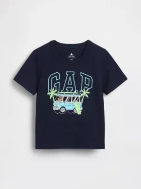 T-skjorte med grafisk logo for Baby og Småbarn