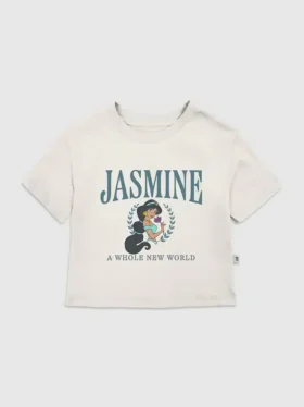 T-skjorte med grafisk trykk for småbarn – Jasmine