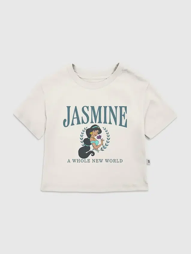 T-skjorte med grafisk trykk for småbarn – Jasmine