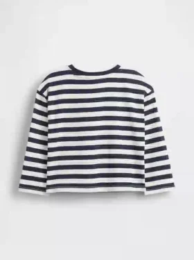 T-skjorte med hjerte på lommen for Baby og Småbarn – Mix & Match