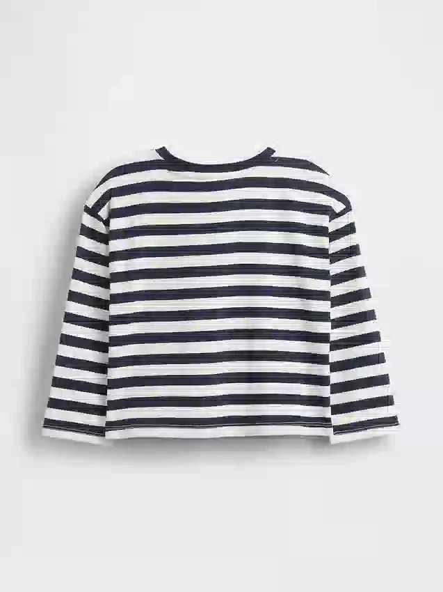 T-skjorte med hjerte på lommen for Baby og Småbarn – Mix & Match