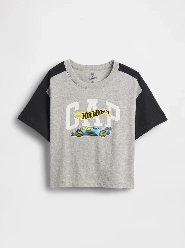 T-skjorte med Hot Wheels-grafikk for Baby og Småbarn
