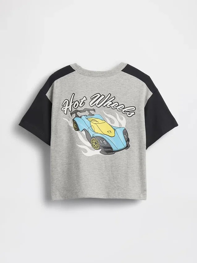 T-skjorte med Hot Wheels-grafikk for Baby og Småbarn