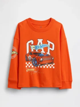 T-skjorte med Hot Wheels-motiv for Baby og Småbarn