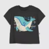 T-skjorte med «Its a Whale»-motiv for småbarn