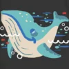 T-skjorte med «Its a Whale»-motiv for småbarn