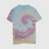 T-skjorte med «Lilo og Stitch»-trykk i tie-dye-stil for barn