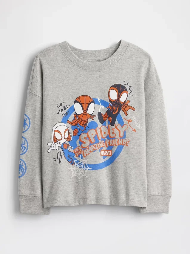 T-skjorte med Marvel-motiv for Baby og Småbarn