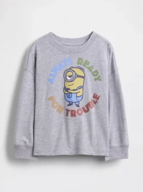 T-skjorte med Minion-motiv for Baby og Småbarn