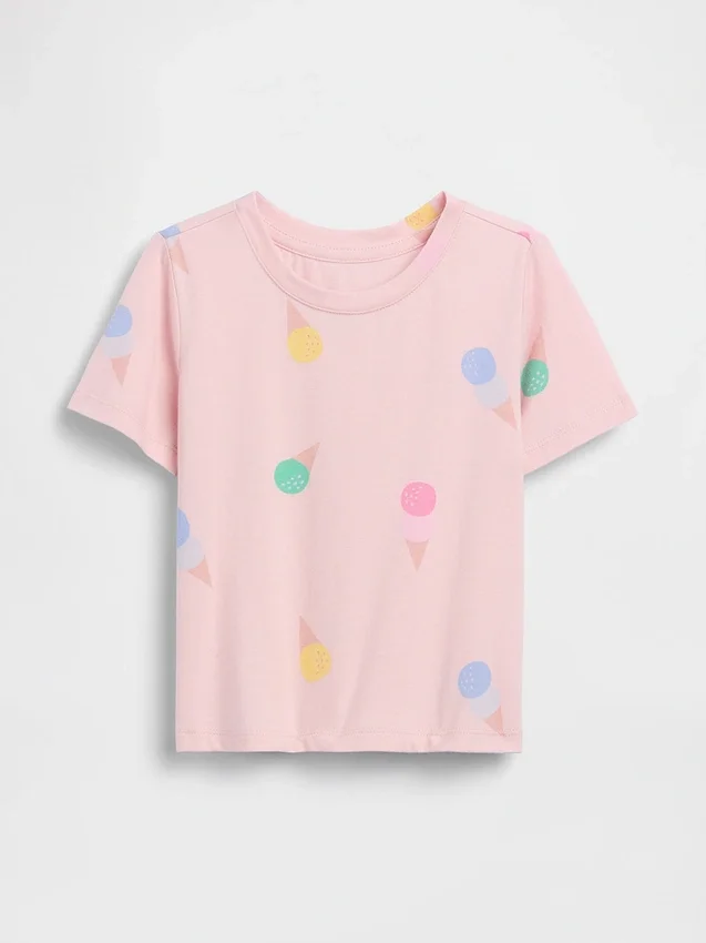 T-skjorte med mønster for Baby og Småbarn – Mix & Match
