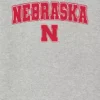 T-skjorte med mørk grafikk av University of Nebraska-Arch Logo