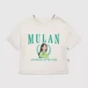 T-skjorte med Mulan-motiv i collegiate-stil for småbarn