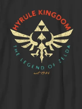 T-skjorte med «Nintendo Zelda Hyrule Kingdom»-motiv for barn