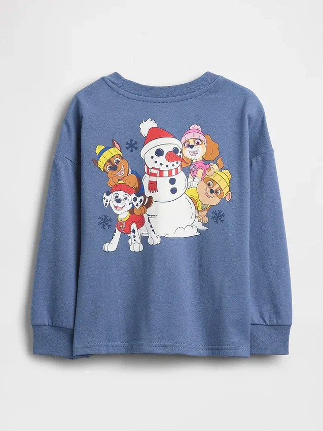 T-skjorte med Paw Patrol-motiv for Baby og Småbarn