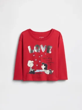 T-skjorte med Peanuts-motiv for Baby og Småbarn