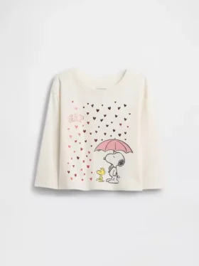 T-skjorte med Peanuts-motiv for Baby og Småbarn