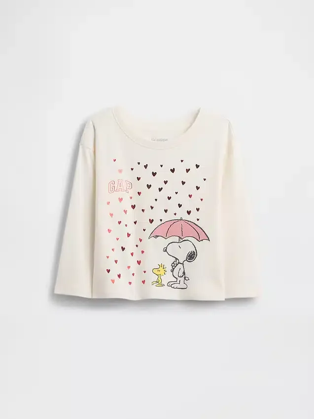 T-skjorte med Peanuts-motiv for Baby og Småbarn