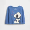 T-skjorte med Peanuts-motiv for Baby og Småbarn