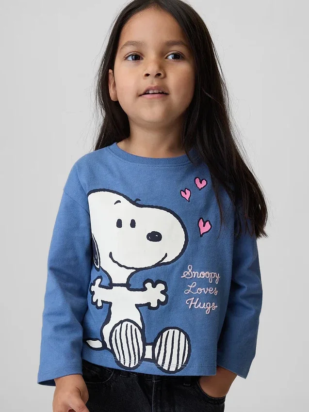 T-skjorte med Peanuts-motiv for Baby og Småbarn