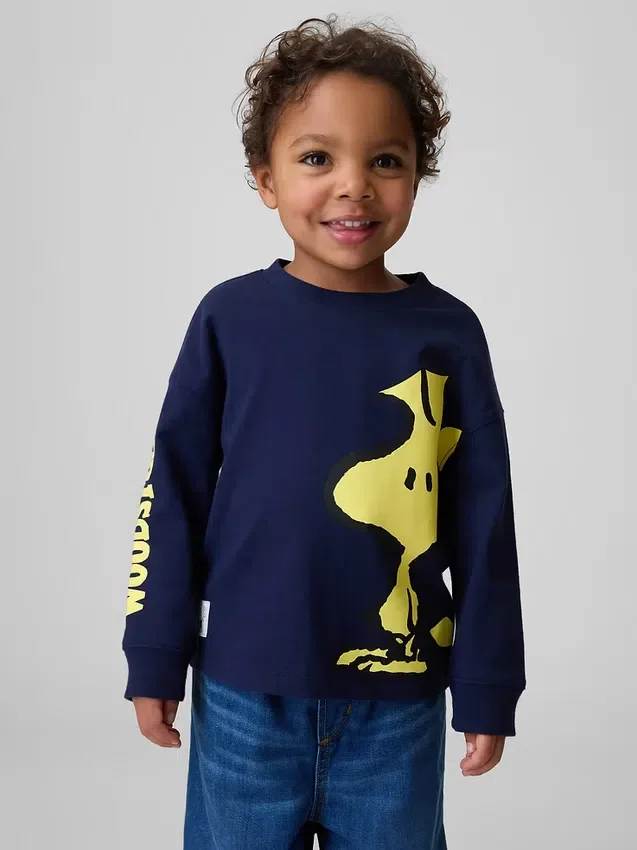 T-skjorte med Peanuts-motiv for Baby og Småbarn