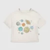 T-skjorte med «Planets Jumble»-motiv for småbarn
