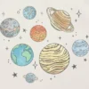 T-skjorte med «Planets Jumble»-motiv for småbarn