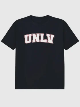 T-skjorte med sekundær grafikk: University of Nevada Las Vegas Arch Logo