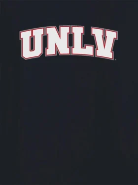 T-skjorte med sekundær grafikk: University of Nevada Las Vegas Arch Logo