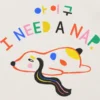 T-skjorte med «Sleepy Puppy»-motiv for småbarn