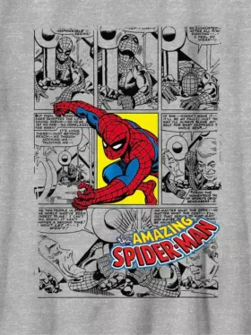 T-skjorte med «Spider-Man Comic Cover»-motiv for barn
