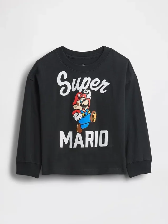 T-skjorte med Super Mario-motiv for Baby og Småbarn