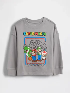 T-skjorte med Super Mario-motiv for Baby og Småbarn