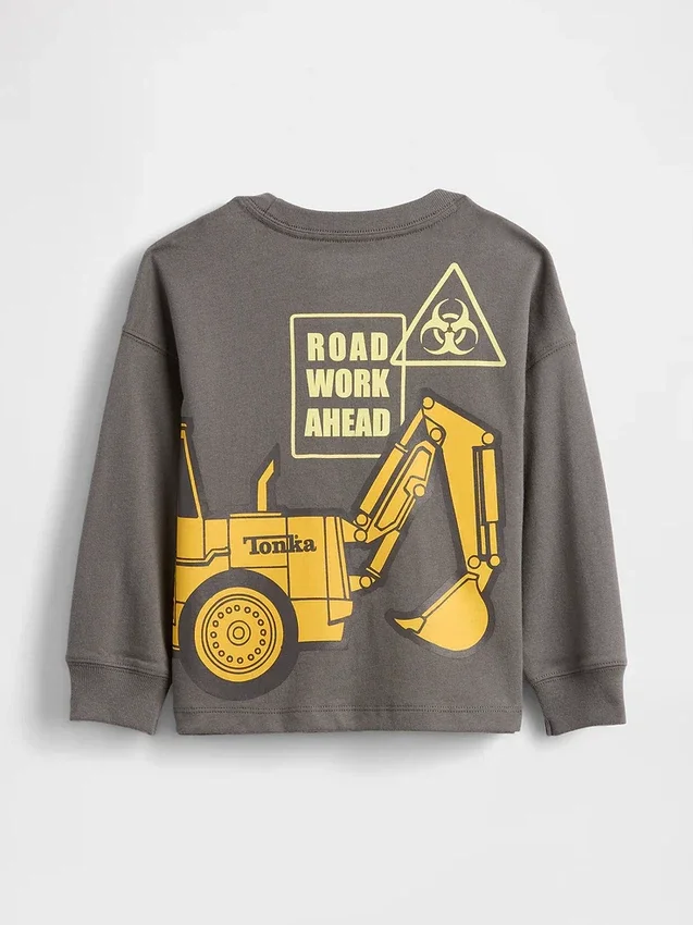 T-skjorte med Tonka-motiv for Baby og Småbarn