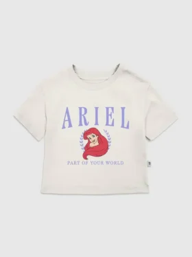 T-skjorte med trykk for småbarn: Ariel Collegiate