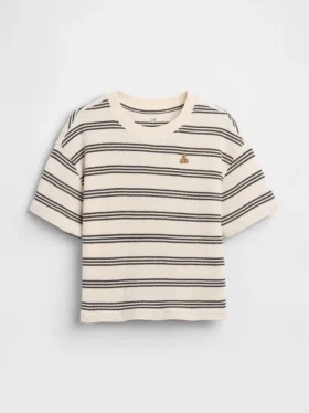 T-skjorte med vaffelstruktur for Baby og Småbarn