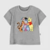 T-skjorte med «Winnie the Pooh Hugs»-motiv for småbarn