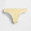 Tanga i økologisk stretchbomull med blonder