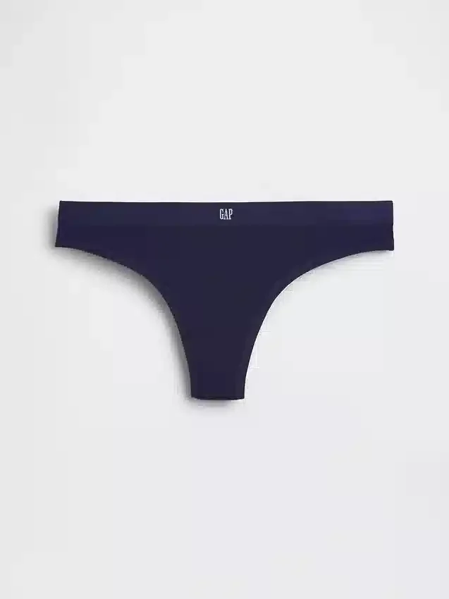 Tanga i økologisk stretchbomull med logo