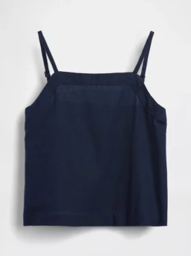 Tanktop i lin og bomull for barn