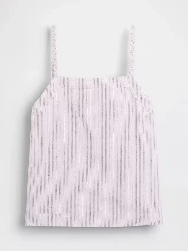 Tanktop i lin og bomull for barn