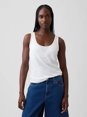 Tanktop i linblanding