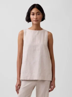 Tanktop i linblanding