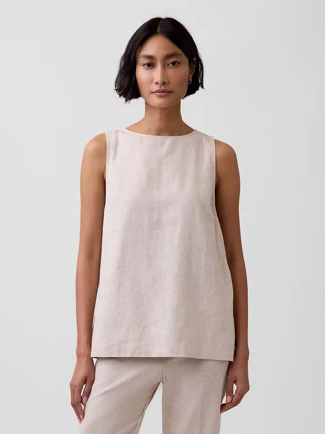 Tanktop i linblanding