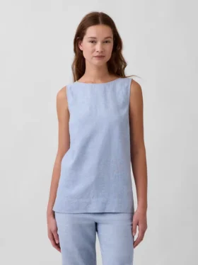 Tanktop i linblanding