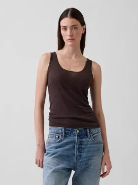 Tanktop i linblanding