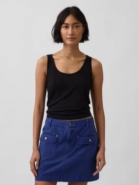 Tanktop i linblanding